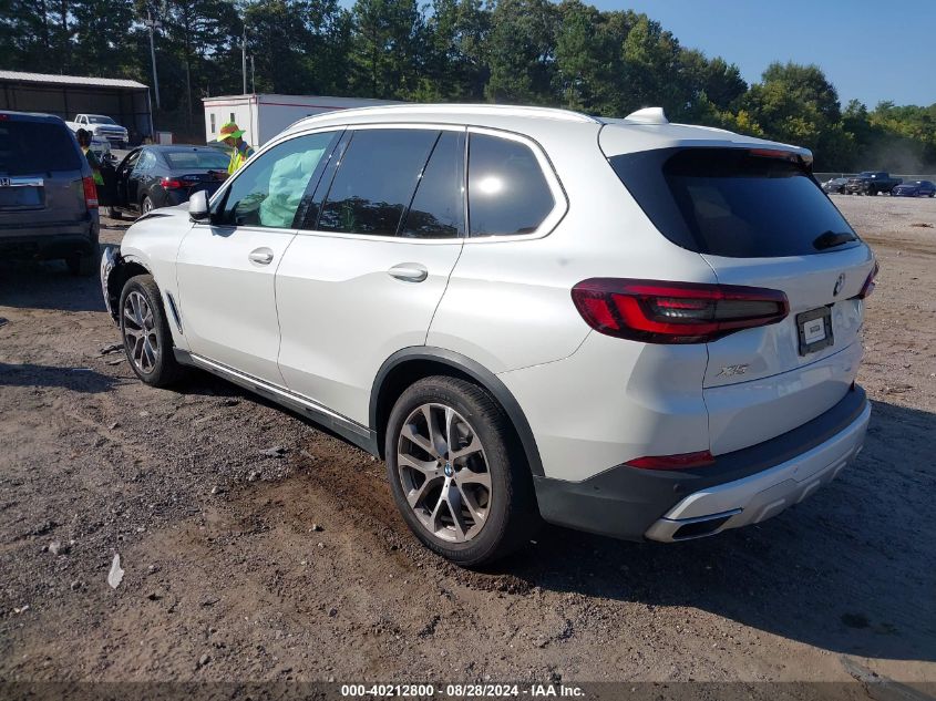 2021 BMW X5 Sdrive40I VIN: 5UXCR4C01M9H48281 Lot: 40212800