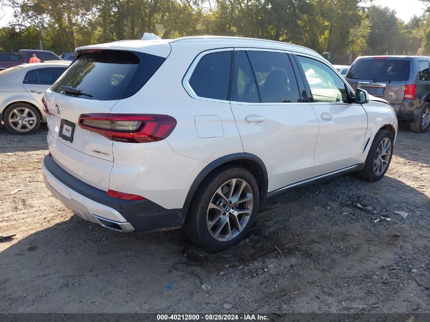 2021 BMW X5 Sdrive40I VIN: 5UXCR4C01M9H48281 Lot: 40212800