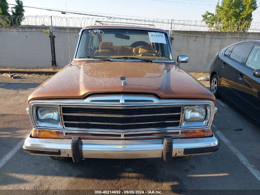 1986 Jeep Grand Wagoneer VIN: 1JCNJ15U9GT212879 Lot: 40214692