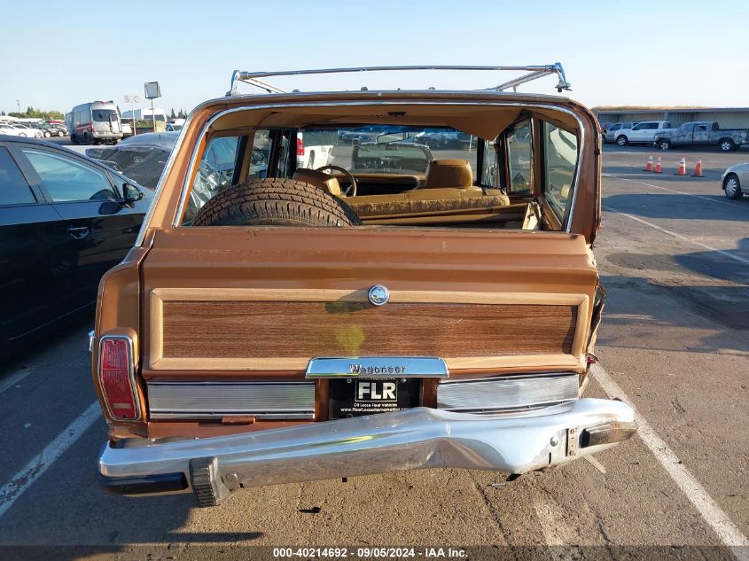 1986 Jeep Grand Wagoneer VIN: 1JCNJ15U9GT212879 Lot: 40214692