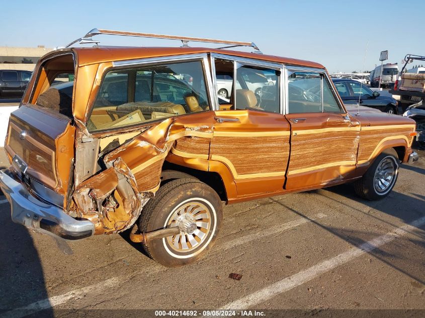 1986 Jeep Grand Wagoneer VIN: 1JCNJ15U9GT212879 Lot: 40214692