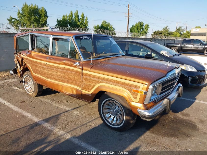 1986 Jeep Grand Wagoneer VIN: 1JCNJ15U9GT212879 Lot: 40214692