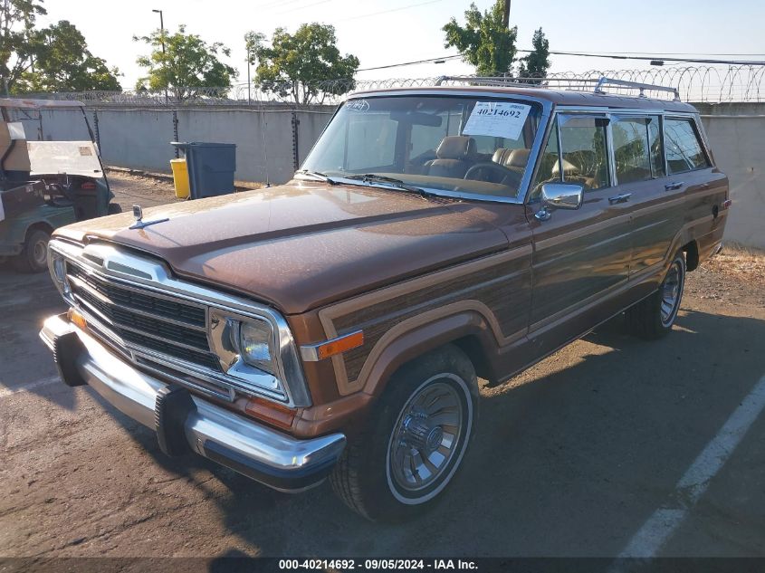 1986 Jeep Grand Wagoneer VIN: 1JCNJ15U9GT212879 Lot: 40214692