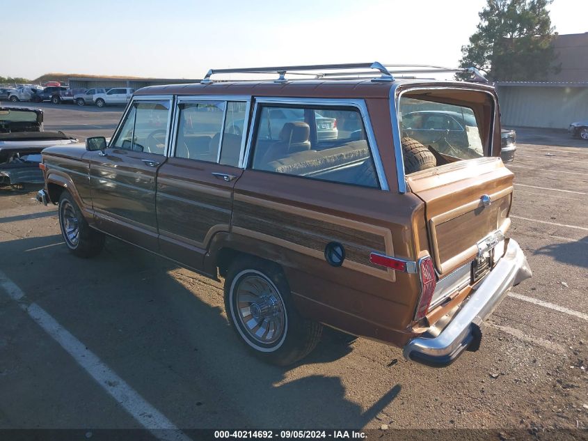 1986 Jeep Grand Wagoneer VIN: 1JCNJ15U9GT212879 Lot: 40214692