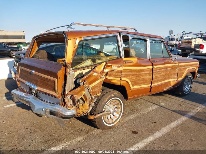 1986 Jeep Grand Wagoneer VIN: 1JCNJ15U9GT212879 Lot: 40214692