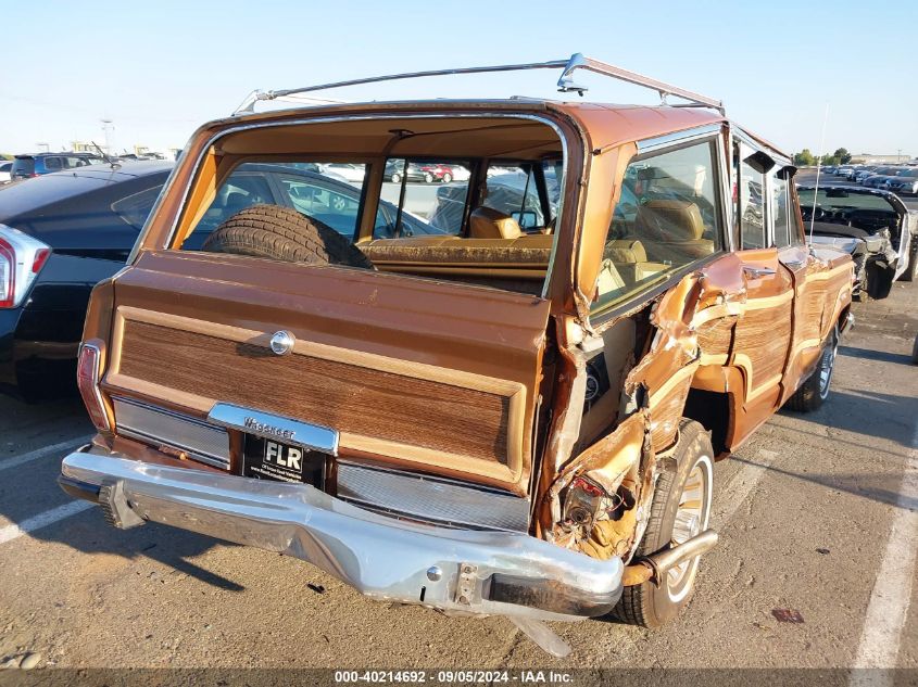 1986 Jeep Grand Wagoneer VIN: 1JCNJ15U9GT212879 Lot: 40214692