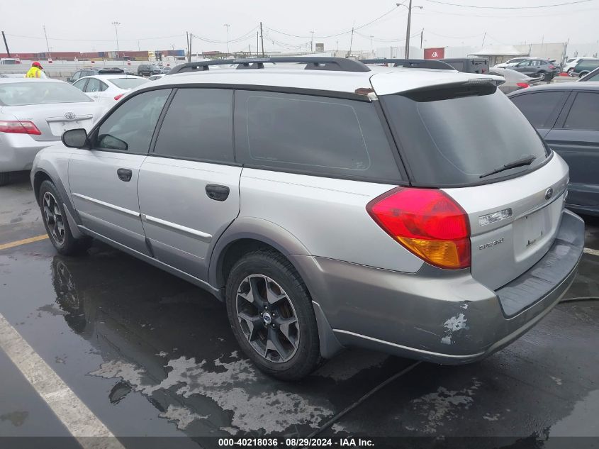 2006 Subaru Outback 2.5I VIN: 4S4BP61C067351714 Lot: 40218036