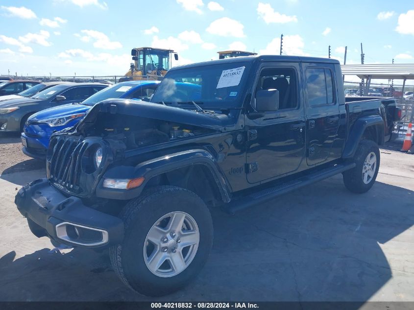 2022 Jeep Gladiator Sport S 4X4 VIN: 1C6JJTAM0NL137585 Lot: 40218832