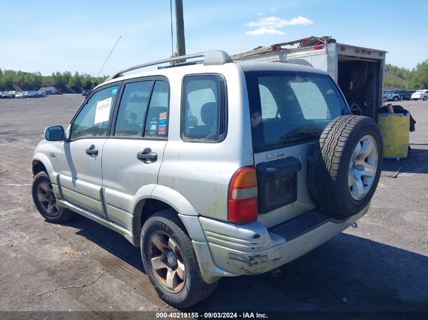 1999 Suzuki Grand Vitara Jlx/Jlx+ VIN: JS3TD62V5X4126243 Lot: 40219155