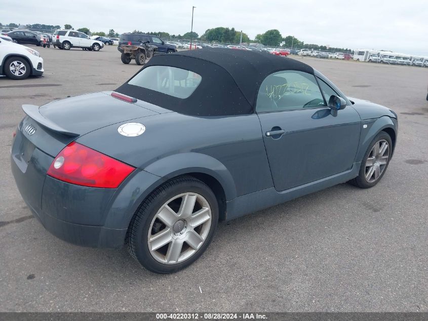 2004 Audi Tt 1.8L VIN: TRUTC28N941006014 Lot: 40220312