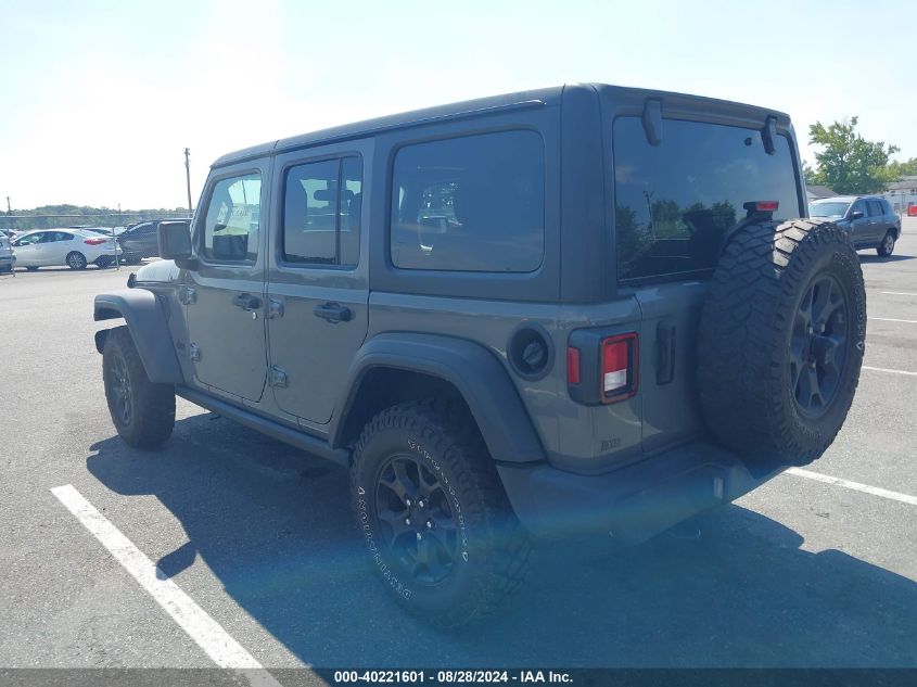 2022 Jeep Wrangler Unlimited Willys 4X4 VIN: 1C4HJXDN5NW149426 Lot: 40221601