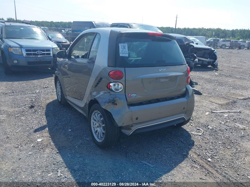 2013 Smart Fortwo Passion/Pure VIN: WMEEJ3BA7DK654709 Lot: 40223129