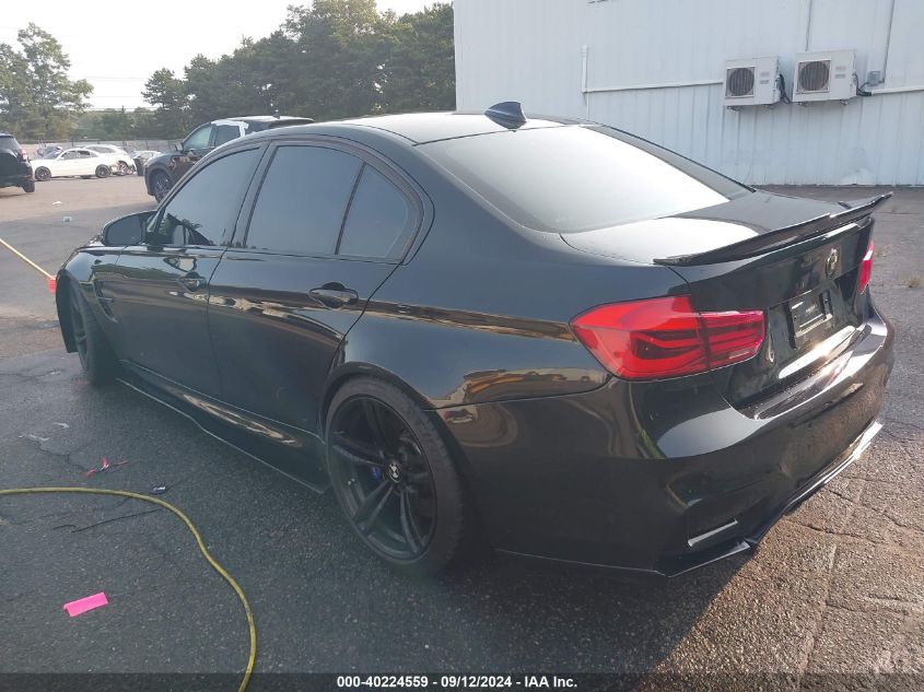 2015 BMW M3 VIN: WBS3C9C52FP803790 Lot: 40224559