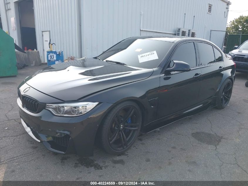 2015 BMW M3 VIN: WBS3C9C52FP803790 Lot: 40224559