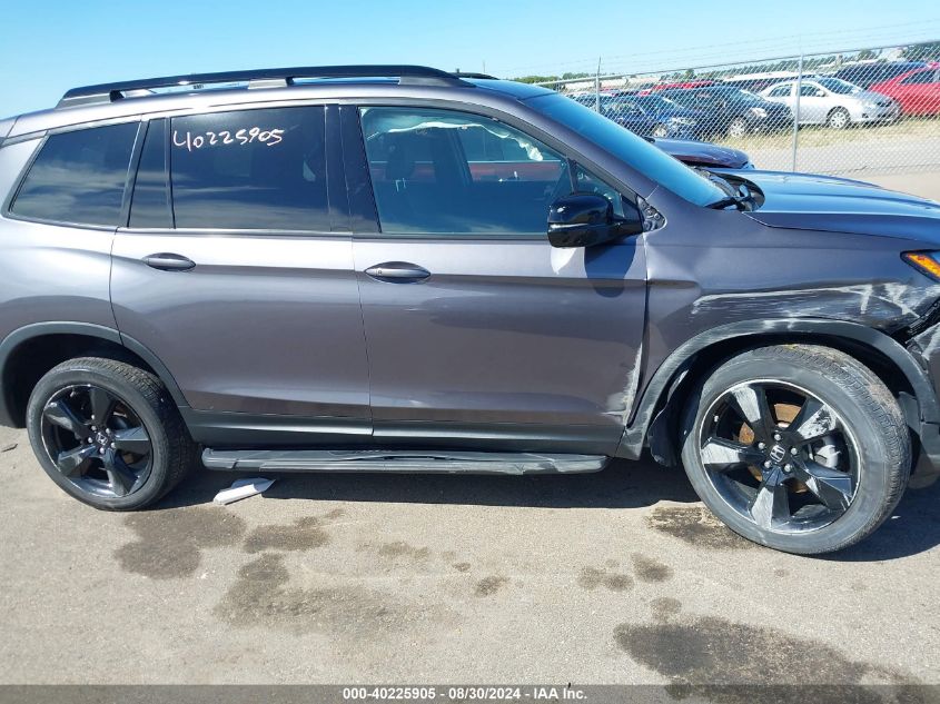 2019 Honda Passport Elite VIN: 5FNYF8H06KB025980 Lot: 40225905