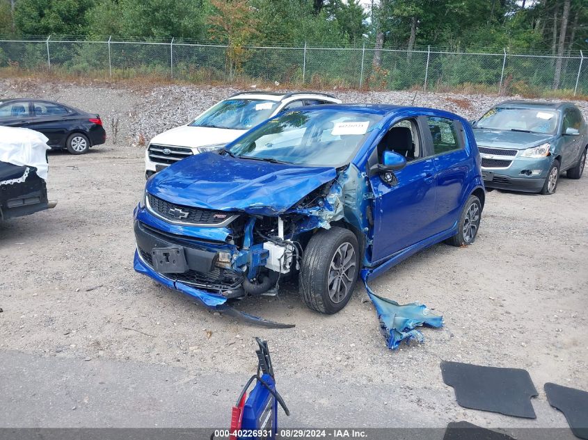 2020 Chevrolet Sonic Fwd Lt 5-Door VIN: 1G1JD6SB1L4100284 Lot: 40226931