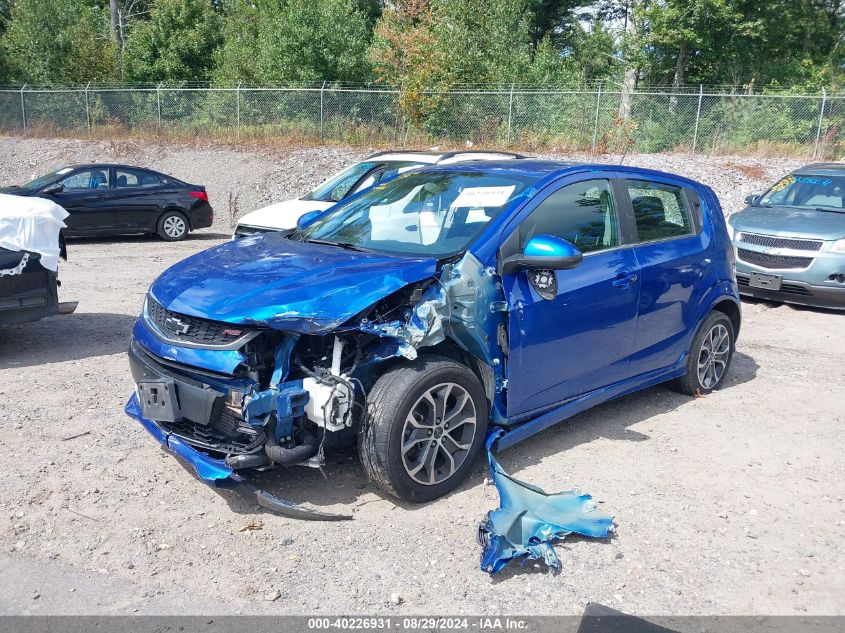 2020 Chevrolet Sonic Fwd Lt 5-Door VIN: 1G1JD6SB1L4100284 Lot: 40226931