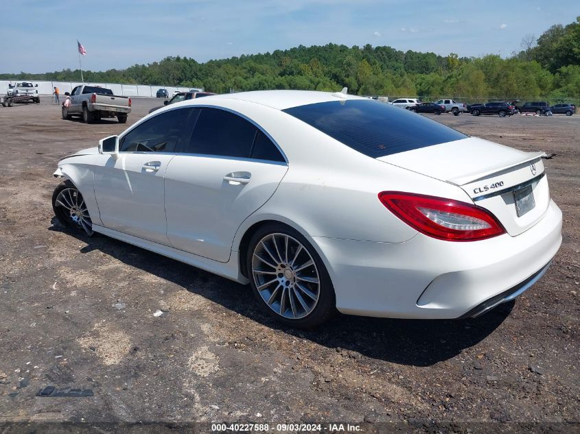 2015 Mercedes-Benz Cls 400 VIN: WDDLJ6FB2FA136600 Lot: 40227588