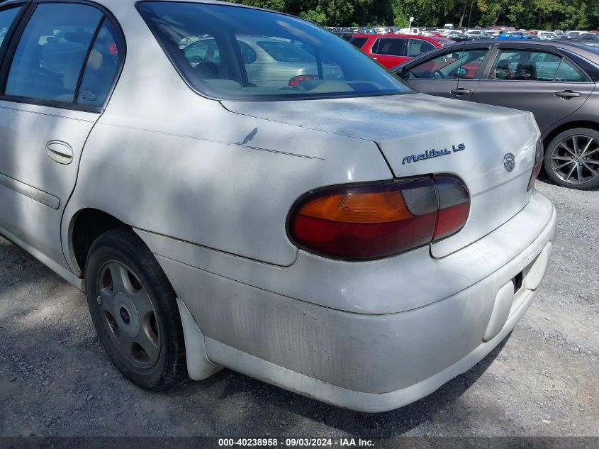 2001 Chevrolet Malibu Ls VIN: 1G1NE52J616191487 Lot: 40238958