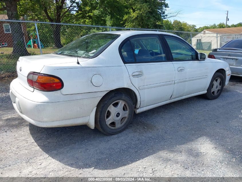 2001 Chevrolet Malibu Ls VIN: 1G1NE52J616191487 Lot: 40238958