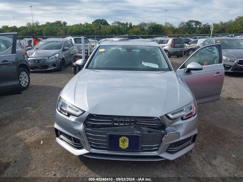 2018 Audi A4 2.0T Premium/2.0T Tech Premium VIN: WAUENAF44JN008417 Lot: 40240410