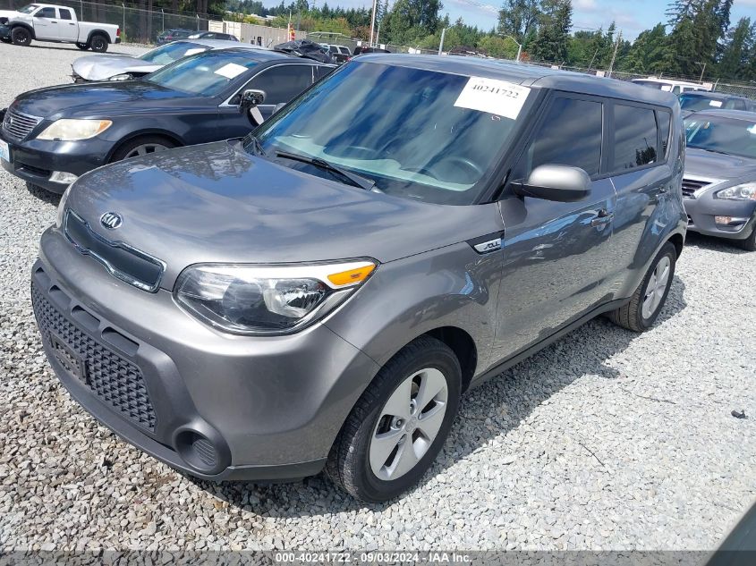 2015 Kia Soul VIN: KNDJN2A29F7216642 Lot: 40241722