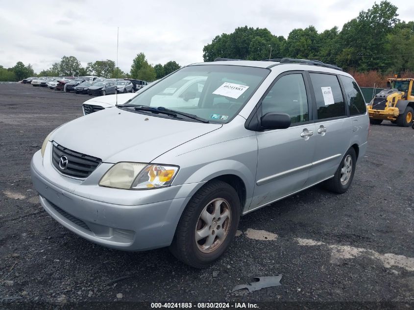 2001 Mazda Mpv Dx/Es/Lx VIN: JM3LW28Y910181495 Lot: 40241883