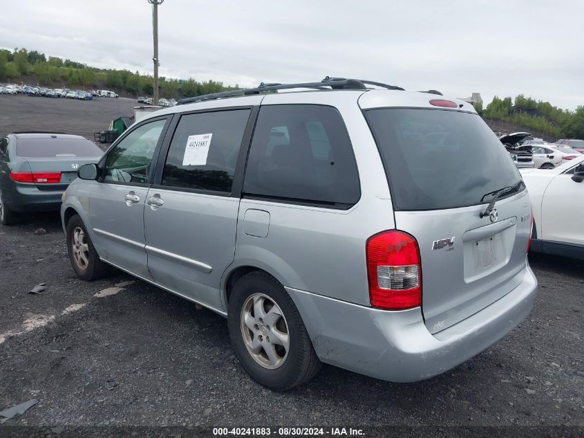 2001 Mazda Mpv Dx/Es/Lx VIN: JM3LW28Y910181495 Lot: 40241883