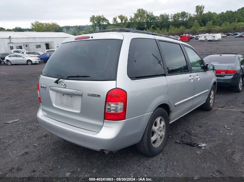 2001 Mazda Mpv Dx/Es/Lx VIN: JM3LW28Y910181495 Lot: 40241883