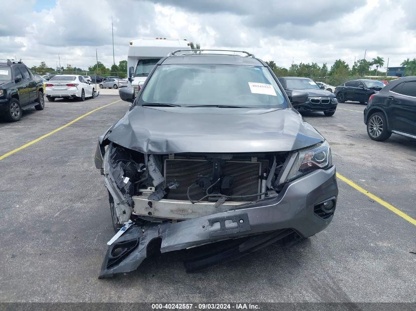 2019 Nissan Pathfinder Sv VIN: 5N1DR2MMXKC637555 Lot: 40242557