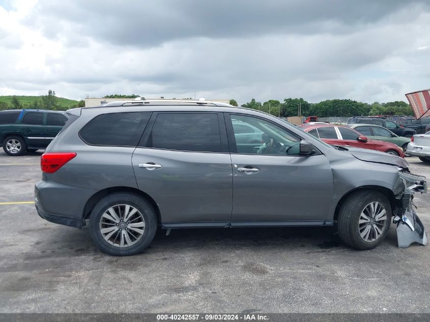 2019 Nissan Pathfinder Sv VIN: 5N1DR2MMXKC637555 Lot: 40242557