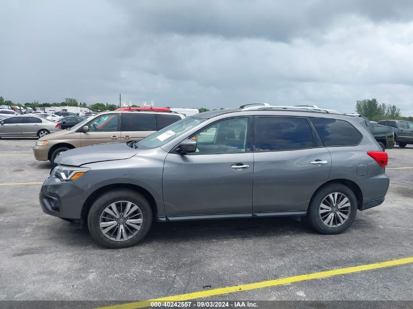 2019 Nissan Pathfinder Sv VIN: 5N1DR2MMXKC637555 Lot: 40242557