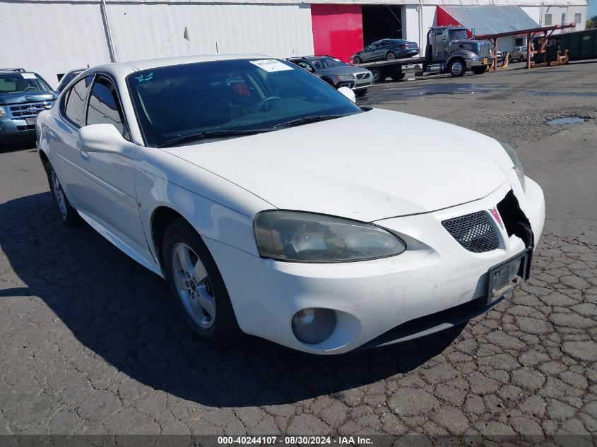 2006 Pontiac Grand Prix VIN: 2G2WP552761226258 Lot: 40244107