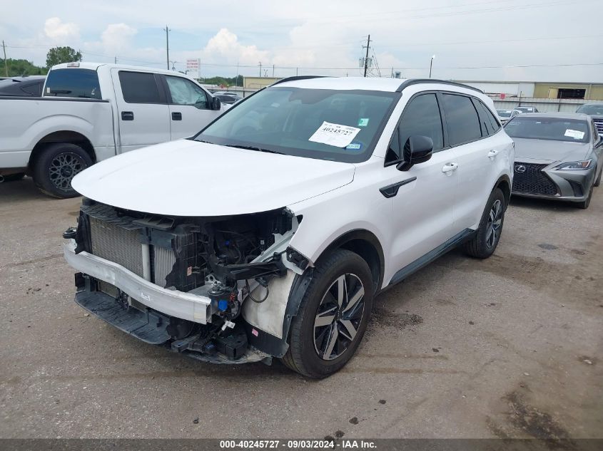 2022 Kia Sorento Ex VIN: 5XYRH4LF3NG142416 Lot: 40245727