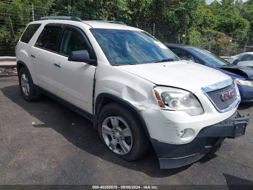 2012 GMC Acadia Sle VIN: 1GKKVPEDXCJ408992 Lot: 40250579