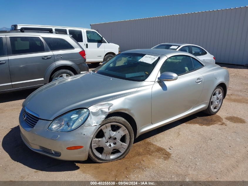 2002 Lexus Sc430 VIN: JTHFN48Y520012854 Lot: 40255538