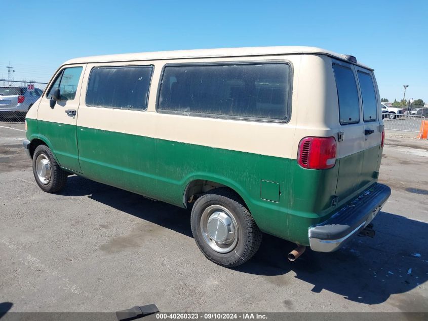 1996 Dodge Ram Wagon B3500 VIN: 2B5WB35Z9TK160063 Lot: 40260323