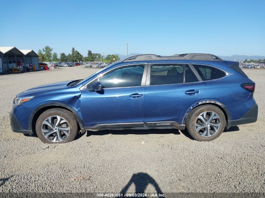 2022 Subaru Outback Limited VIN: 4S4BTANC3N3110714 Lot: 40261051