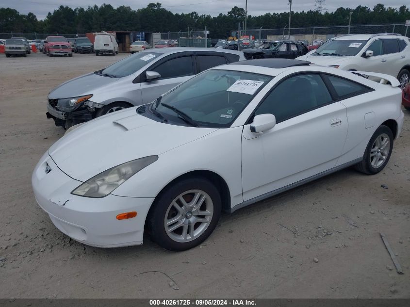 2002 Toyota Celica Gt VIN: JTDDR32TX20113778 Lot: 40261725