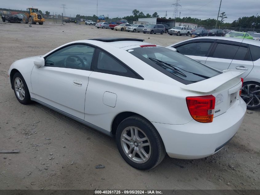 2002 Toyota Celica Gt VIN: JTDDR32TX20113778 Lot: 40261725