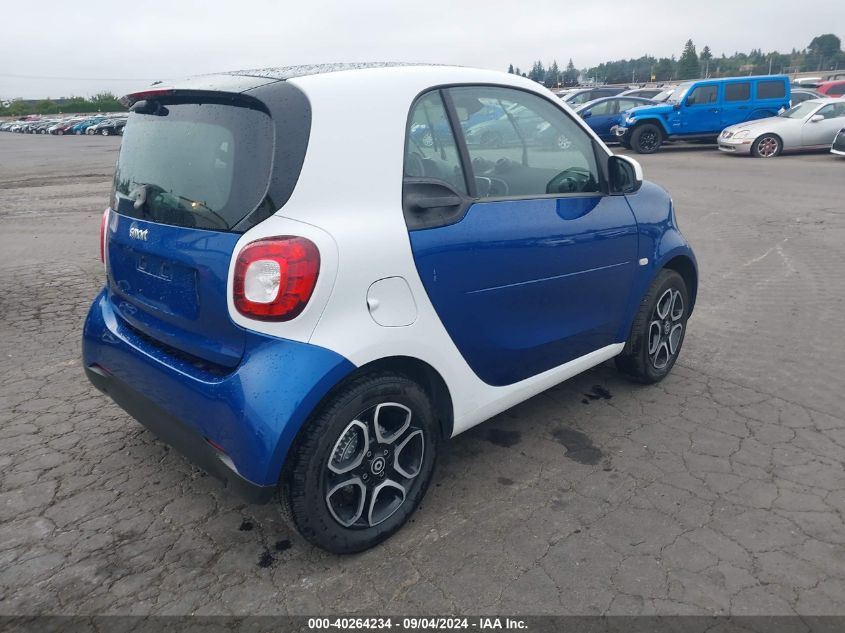 2016 Smart Fortwo Passion/Prime/Proxy/Pure VIN: WMEFJ5DA3GK059826 Lot: 40264234