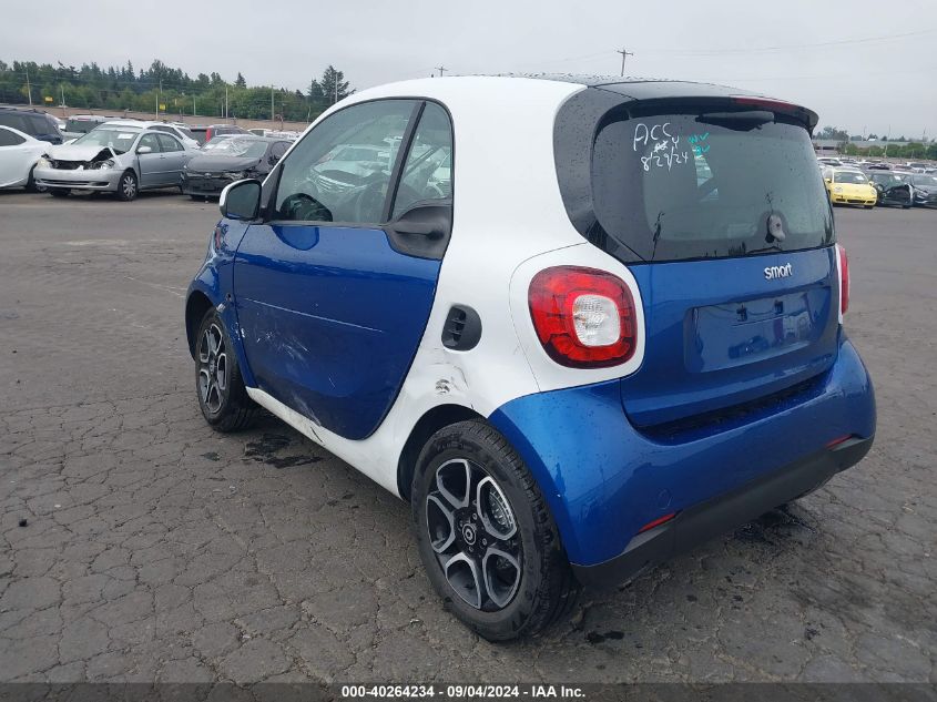 2016 Smart Fortwo Passion/Prime/Proxy/Pure VIN: WMEFJ5DA3GK059826 Lot: 40264234