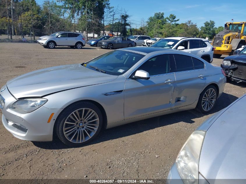 2013 BMW 650 I VIN: WBA6B2C50DD128127 Lot: 40264357