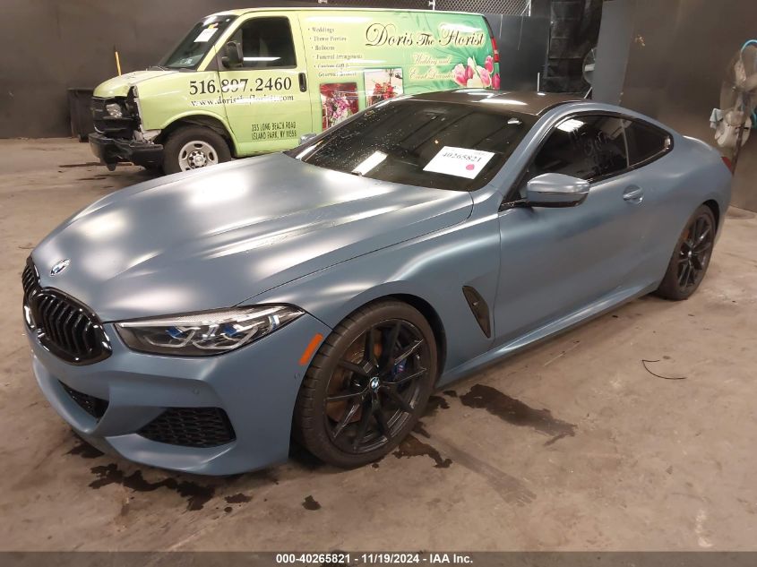 2019 BMW M850I xDrive VIN: WBABC4C54KBU96911 Lot: 40265821