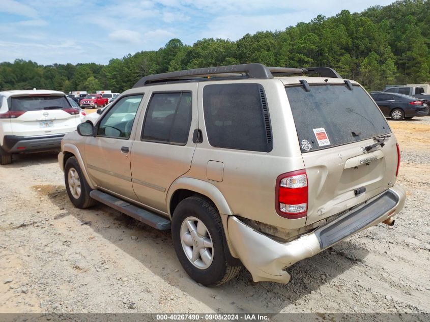 2002 Nissan Pathfinder Se VIN: JN8DR09X62W650284 Lot: 40267490