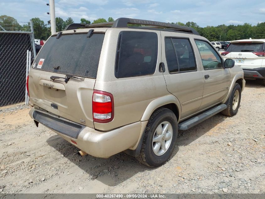 2002 Nissan Pathfinder Se VIN: JN8DR09X62W650284 Lot: 40267490