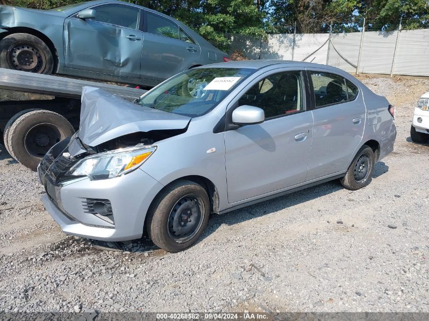 2022 Mitsubishi Mirage G4 Black Edition/Es/Le VIN: ML32FUFJ5NHF04038 Lot: 40268582