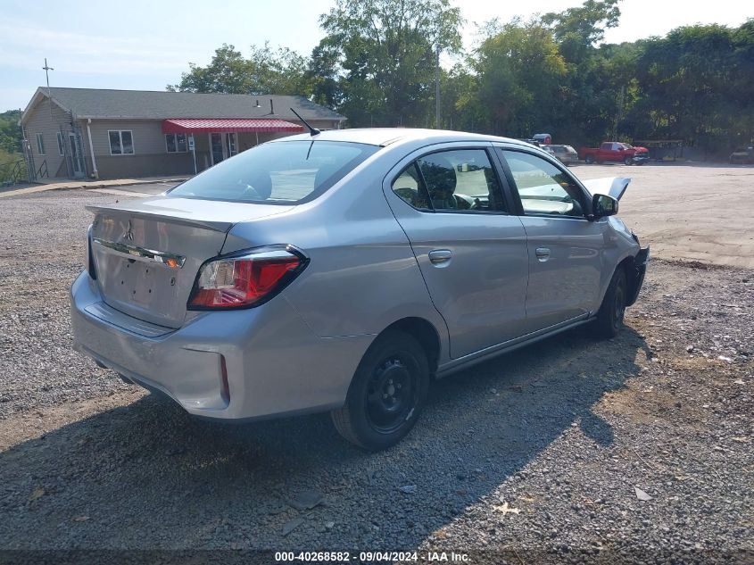 2022 Mitsubishi Mirage G4 Black Edition/Es/Le VIN: ML32FUFJ5NHF04038 Lot: 40268582