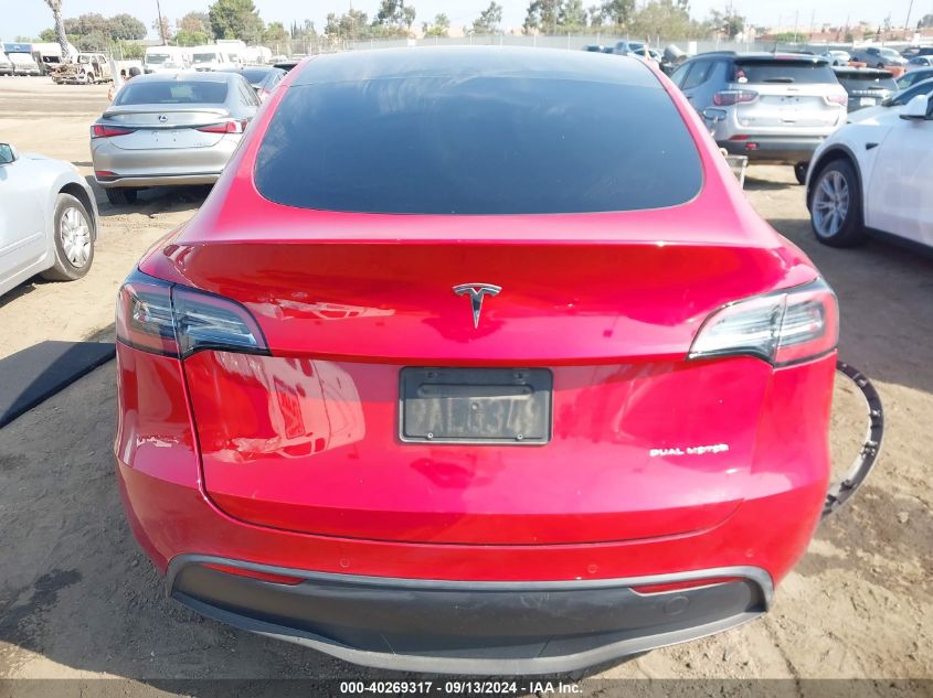 2022 Tesla Model Y VIN: 7SAYGDEE9NF349020 Lot: 40269317