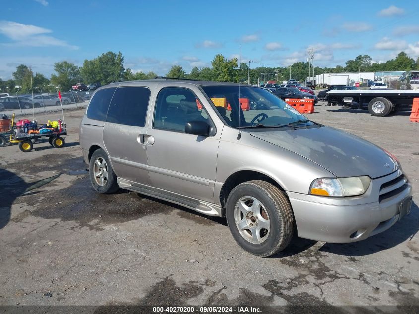 2001 Nissan Quest Gxe VIN: 4N2ZN15T21D801814 Lot: 40270200